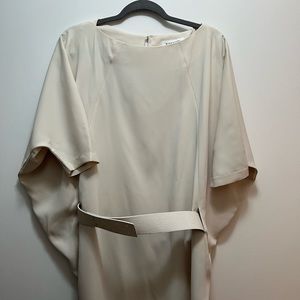 Pinkyotto Cream Oversized Short Dress